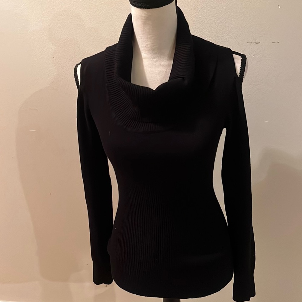 Black Turtleneck Sweater S